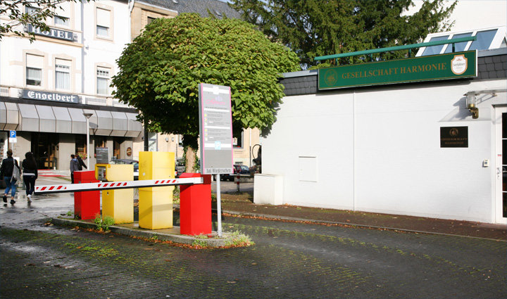 Parkplatz der provisionsfreien Gastronomie-Immobilie Gesellschaft Harmonie Iserlohn