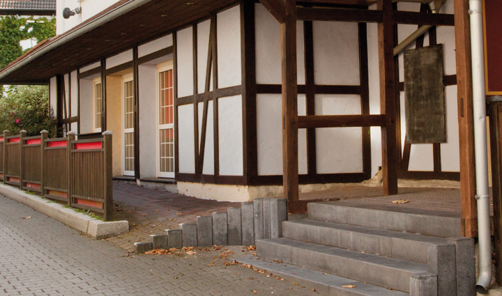 Außengastronomie, Terrasse der provisionsfreien Gastronomie-Immobilie Gesellschaft Harmonie Iserlohn